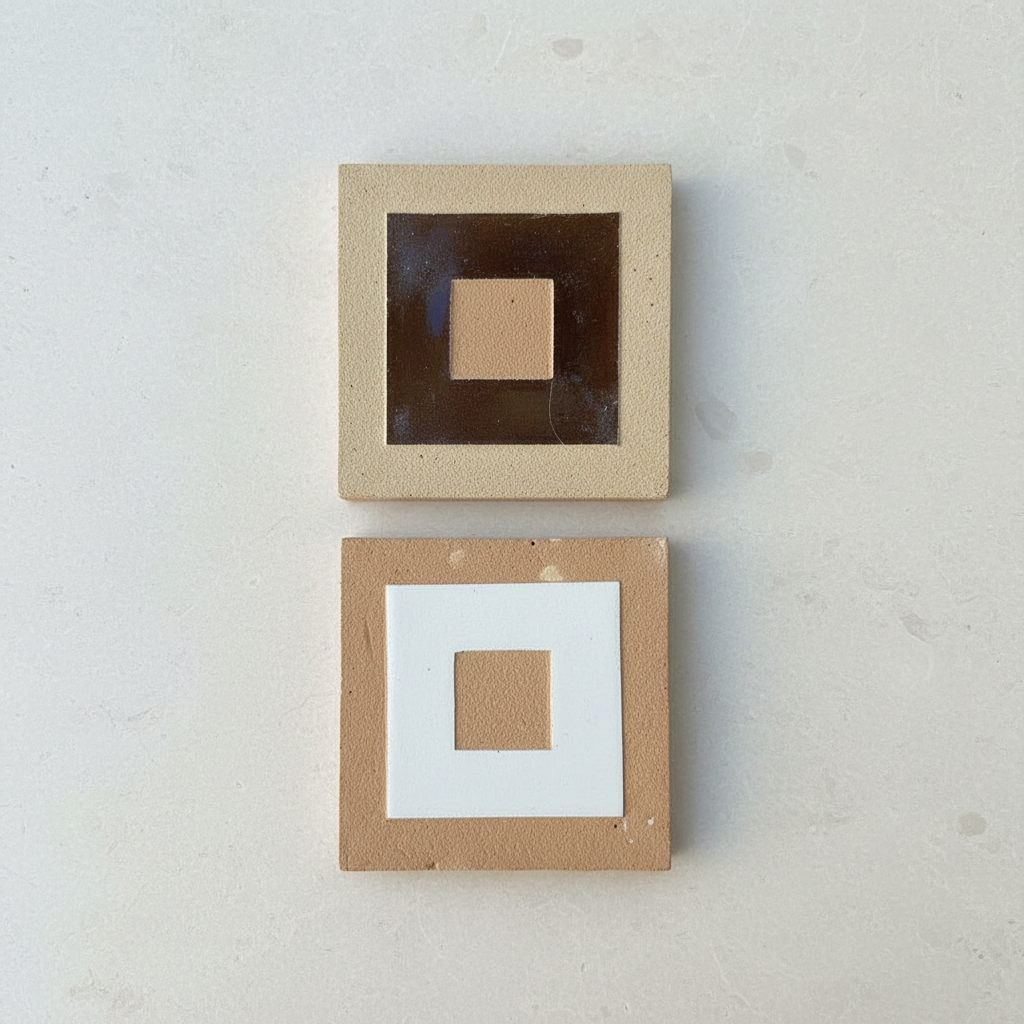 Zellij 5×5 cm — Fond épuré