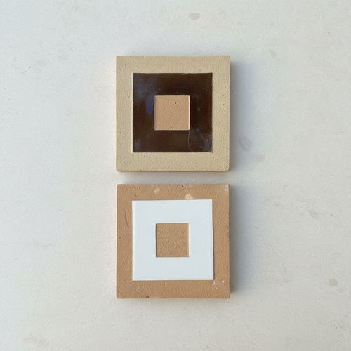 Zellij 5×5 cm — Fond épuré